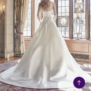 Sareh Nouri royal highness dress with slit and bow